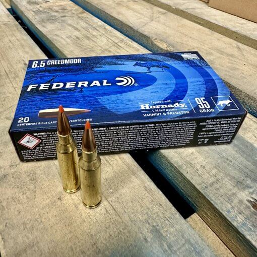 6.5 Creedmoor 95gr VMax Varmint & Predator (Federal) Ammo Direct