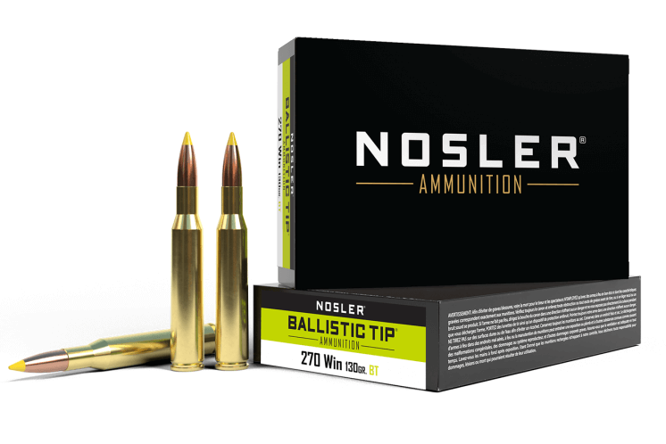 270 Win 130gr Nosler Ballistic Tip