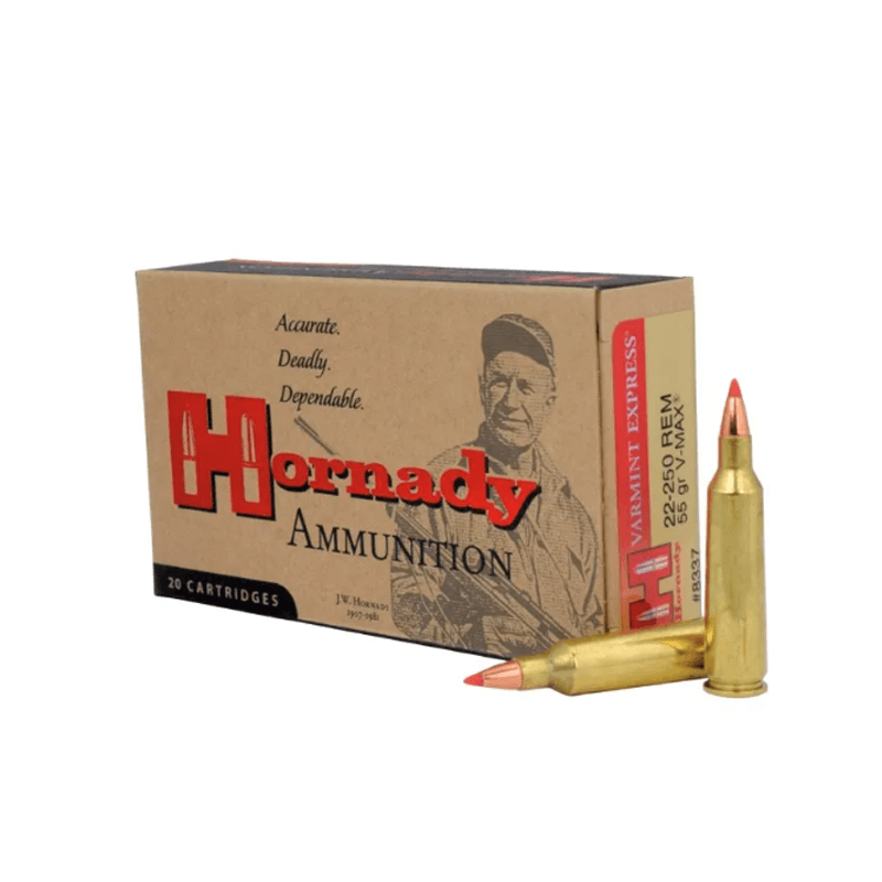 HORNADY 22-250 REM 55 GR V-MAX