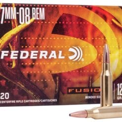 7mm-08 Rem 120gr Bonded Soft Point (Federal Fusion)