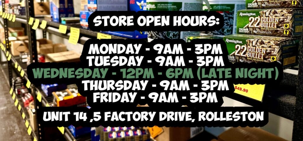 ammo direct store hours new zealand