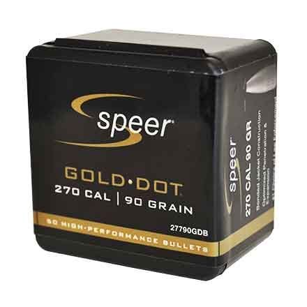 .277/270cal 90gr Gold Dot (Speer)