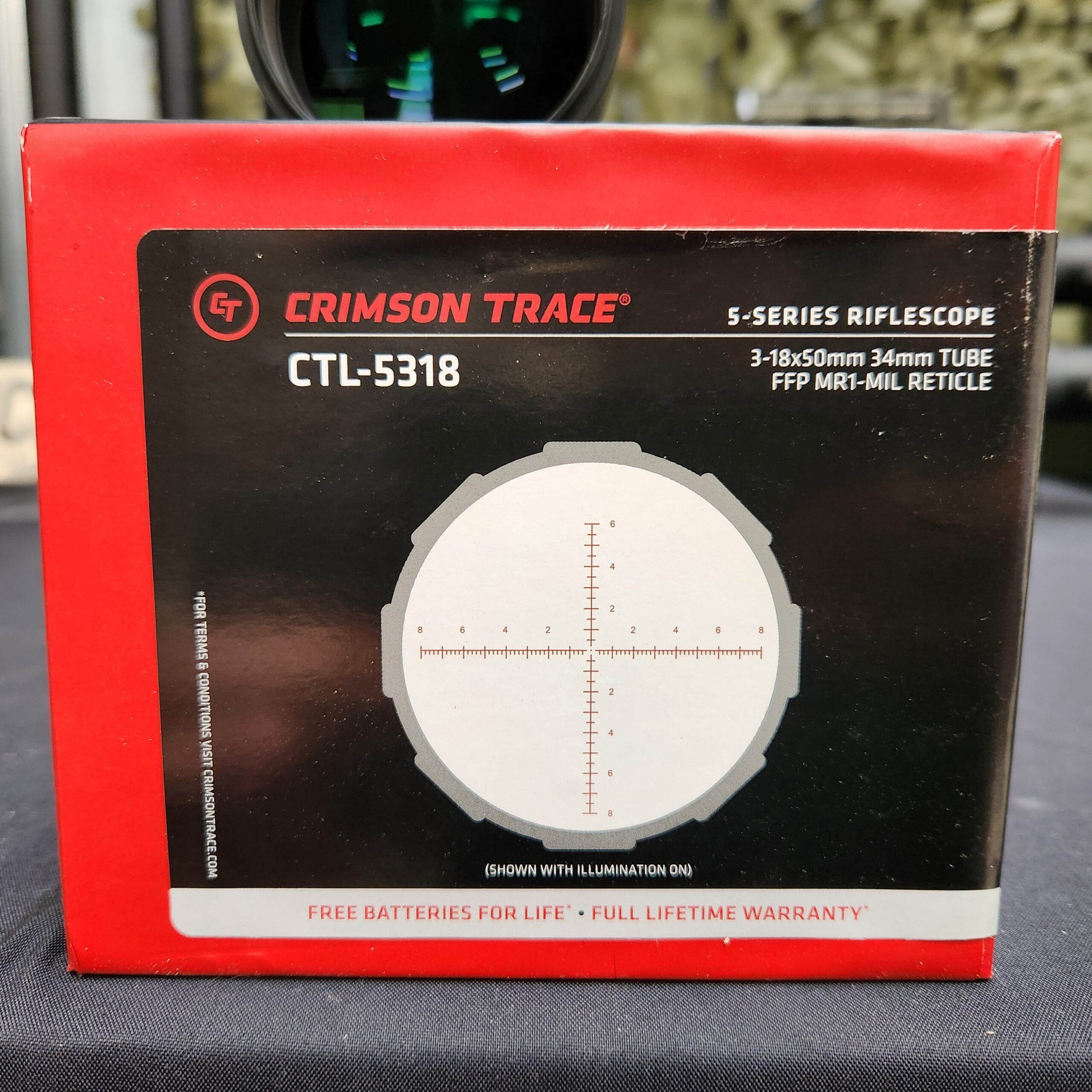 Crimson Trace 5 Series 3-18x50mm FFP Japanese ED Glass Rifle Scope CTL-5318 - Image 2