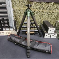 Manbily Carbon Fibre Hunting & Long Range Shooting Tripod – Rifle Saddle & Picatinny/Arca Adaptors Included