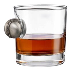 BenShot Rocks Glass Baseball 11oz