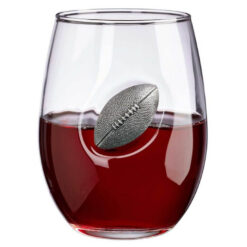 BenShot Wine Glass American Football 15oz