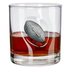BenShot Rocks Glass American Football 11oz