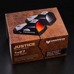 Swampfox Justice 1×27 Micro Reflex Red Dot Sight – 3 MOA